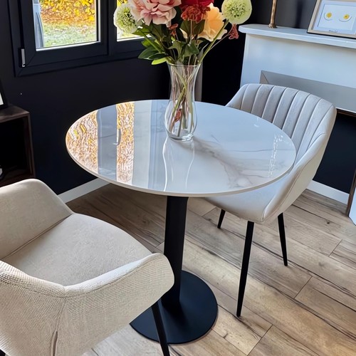 Heavy round tulip - heavy, table