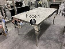 Louis Dining Table With Grey