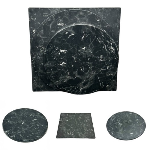 Marble dining table - table, top