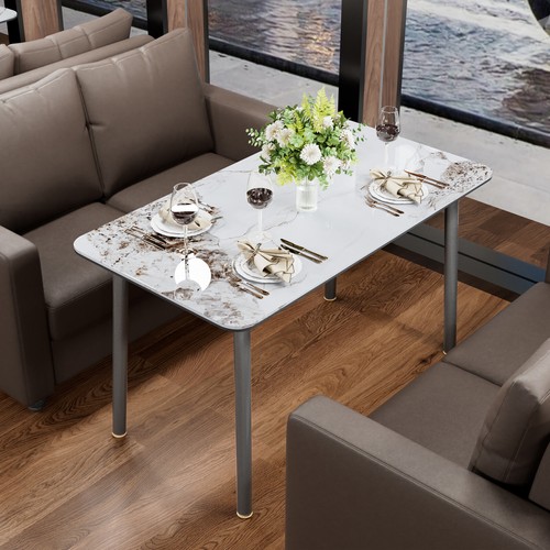 Long dining table with - m,