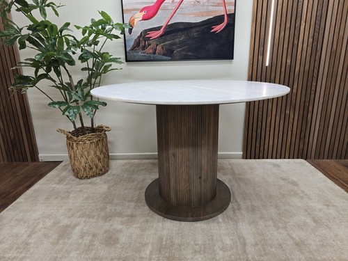 Aimar round marble - fv, dining