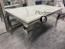 Marble Dining Table White With