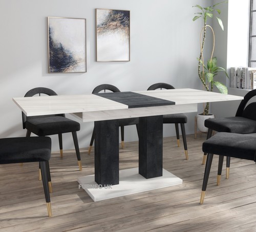 Modern dining table - modern, extendable