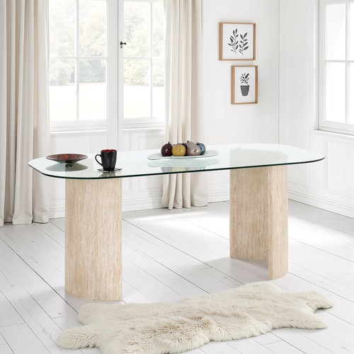 Modena dining table clear - dining,